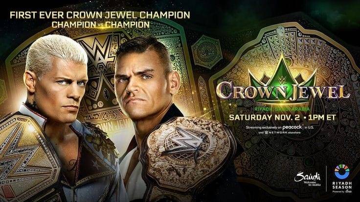 cody vs gunther at crown jewel