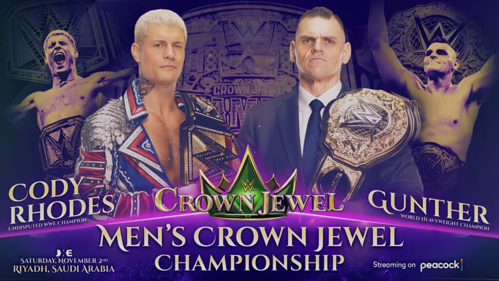 Cody vs Gunther at Crown Jewel