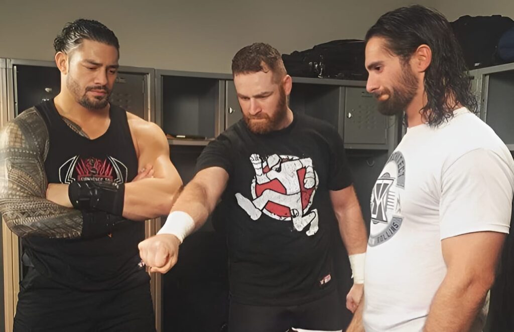 Roman,Seth and Sami with as the Shield